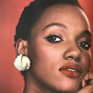 VTG Shell Sterling Silver Clip On Earrings